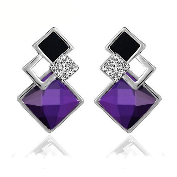 Square Geometry Jewelry Set