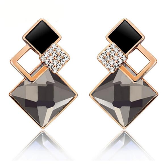 Square Geometry Jewelry Set