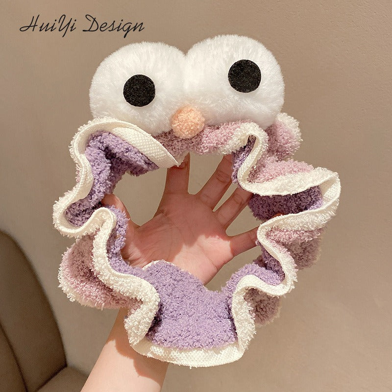 Face Wash Hair Band Hair Accessories Cute Big Eyes Hair Band Plush Wash Hair Band Personalized Hair Accessories