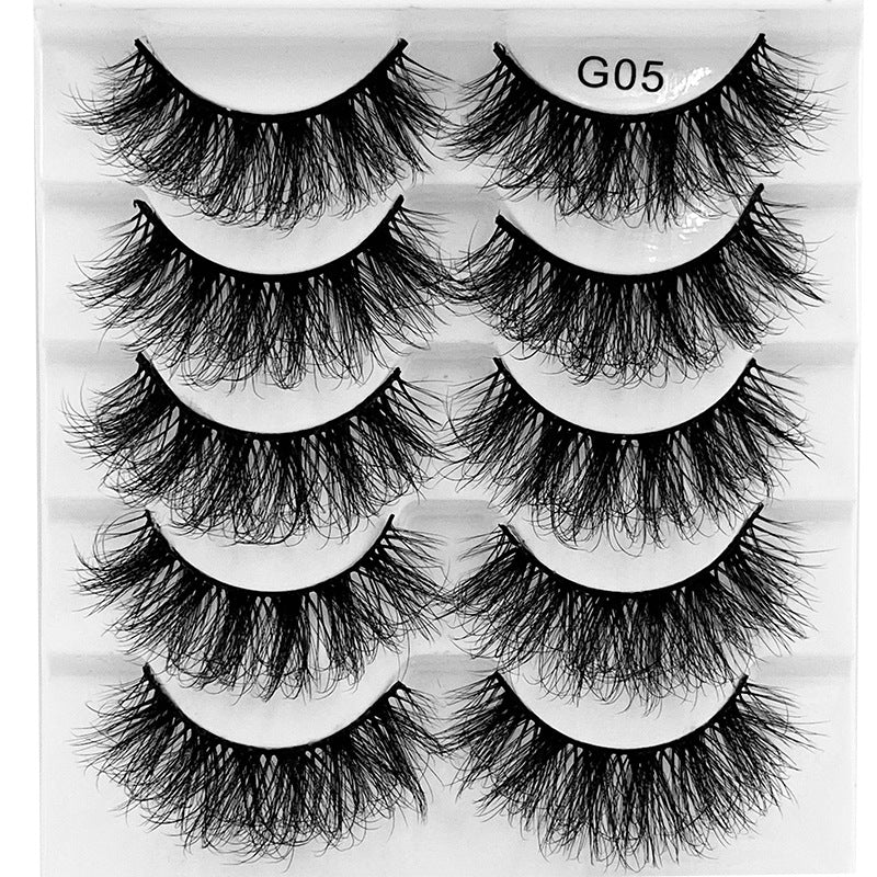 5 Pairs Of 3D FLUFFY Mink Eyelashes