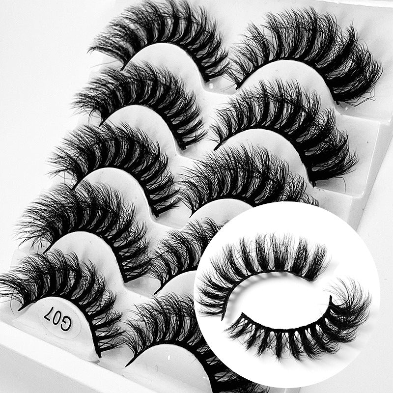 5 Pairs Of 3D FLUFFY Mink Eyelashes