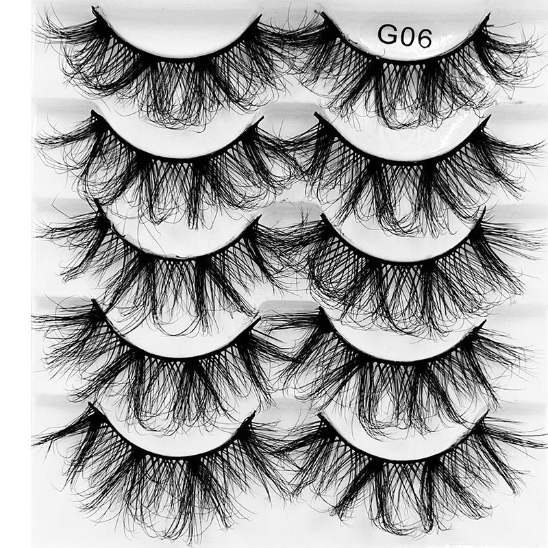5 Pairs Of 3D FLUFFY Mink Eyelashes