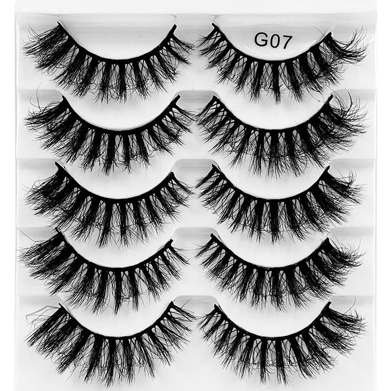 5 Pairs Of 3D FLUFFY Mink Eyelashes