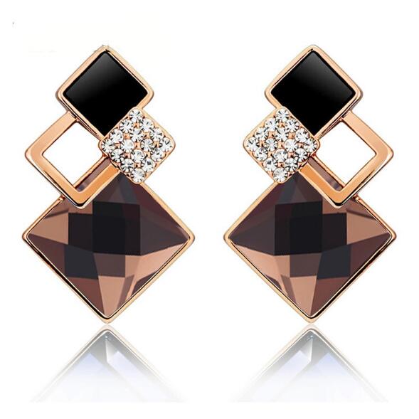 Square Geometry Jewelry Set