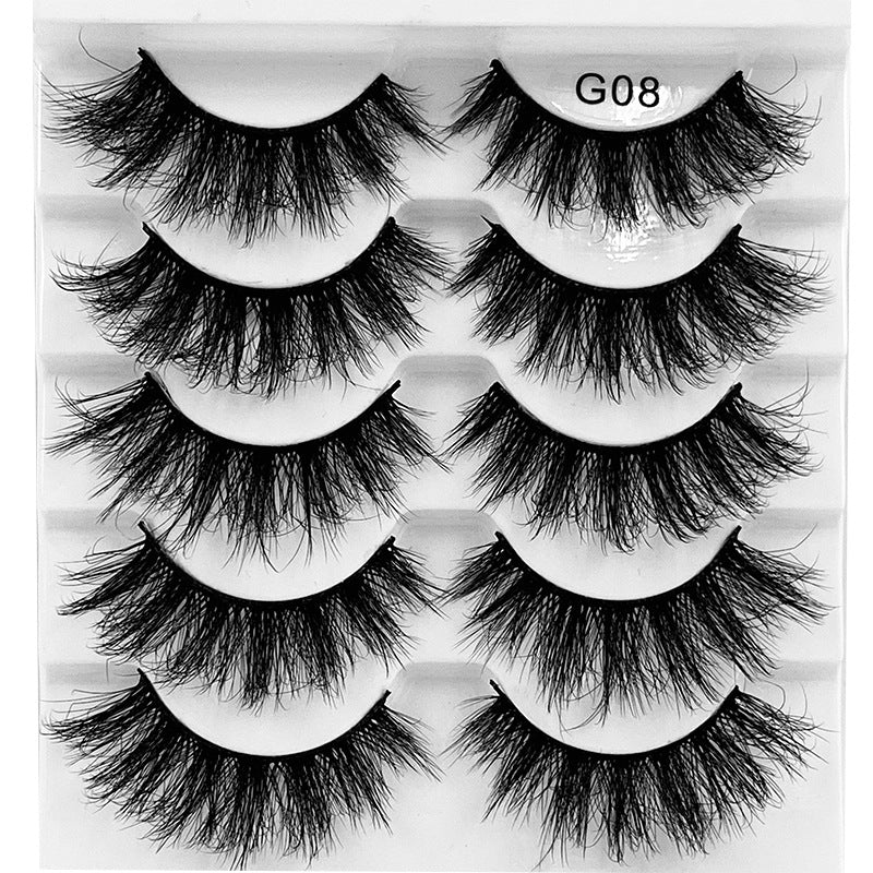 5 Pairs Of 3D FLUFFY Mink Eyelashes
