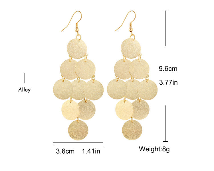 Fashion Nightclub Tassel Earrings