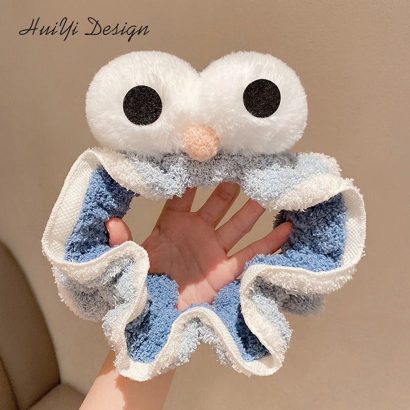 Face Wash Hair Band Hair Accessories Cute Big Eyes Hair Band Plush Wash Hair Band Personalized Hair Accessories