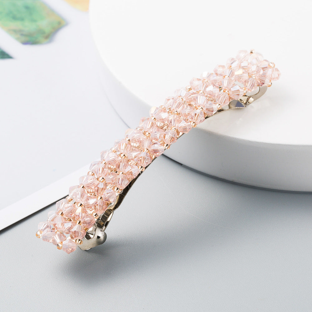 Crystal Beaded Simple Hair Clip