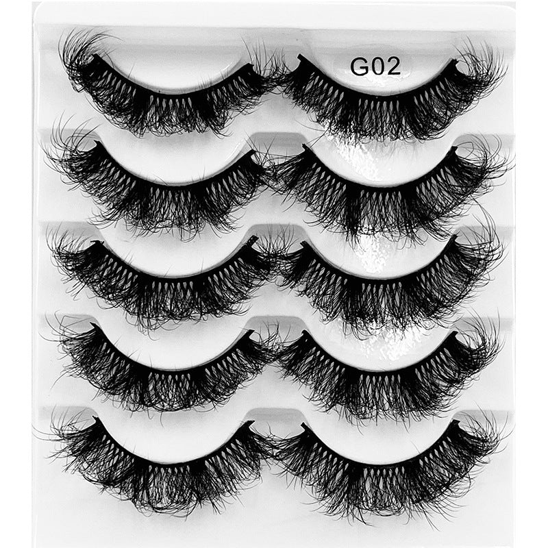 5 Pairs Of 3D FLUFFY Mink Eyelashes