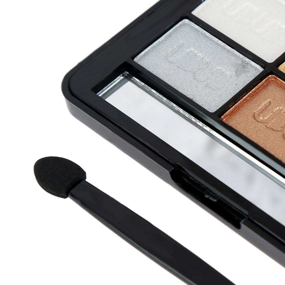 6 Color Eye Shadow Powder Makeup Palette Shimmer Metallic Glitter