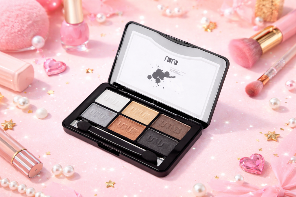 6 Color Eye Shadow Powder Makeup Palette Shimmer Metallic Glitter